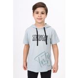 Toontoy Erkek Çocuk Strenger Always Baskılı Tişört Yeşil 8-9 YAŞ