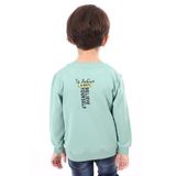 Toontoy Erkek Çocuk Strong Baskılı Sweatshirt Yeşil 5 YAŞ