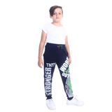 Toontoy Erkek Çocuk Stronger Tnty Baskılı Eşofman Alt Lacivert 8 YAŞ
