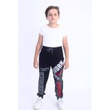 Toontoy Erkek Çocuk Stronger Tnty Baskılı Eşofman Alt - Siyah - 8 Yaş