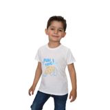 Toontoy Erkek Çocuk Su Kaplumbağası Baskılı Tişört Ekru 3 YAŞ