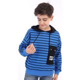 Toontoy Erkek Çocuk Sweatshirt - 6 Yaş - Saks