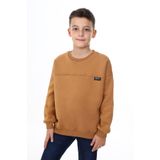 Toontoy Erkek Çocuk Sweatshirt Kahverengi 12-13 YAŞ