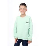 Toontoy Erkek Çocuk Sweatshirt Mint Yeşili 8-9 YAŞ