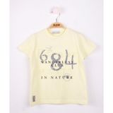 Toontoy Erkek Çocuk T-Shirt 684 Gofre Baskı Sarı 10 YAŞ