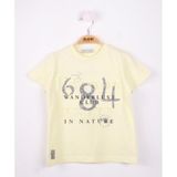 Toontoy Erkek Çocuk T-Shirt 684 Gofre Baskı Sarı 8 YAŞ