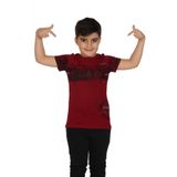 Toontoy Erkek Cocuk T-Shirt Black Baskili