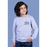 Toontoy Erkek Çocuk Tazz Baskılı Sweatshirt Gri Melanj 7 YAŞ
