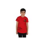 TOONTOY Erkek Çocuk Tiger Nakışlı Tişört 8 Yaş, 8 Yaş, 10387-1, Kırmızı, Erkek Çocuk