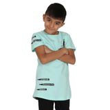 Toontoy Erkek Çocuk Tiger Nakışlı Tişört Mint Yeşili 6 YAŞ