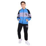 TOONTOY Erkek Çocuk Tnty 5 Baskılı Eşofman Takım 6-7 Yaş, 6-7 Yaş, 22614, Saks, erkek-çocuk