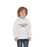 TOONTOY Erkek Çocuk Tnty Design Baskılı Sweatshirt, 6 Yaş, 24768, Ekru, erkek-çocuk