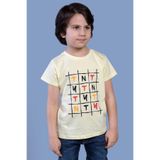 Toontoy Erkek Çocuk Tnty Kare Baskılı Tişört