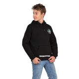 TOONTOY Erkek Çocuk Tnty Nakışlı Sweatshirt, Siyah, 10-11 Yaş