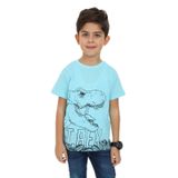 Toontoy Erkek Çocuk Trex Baskılı Tişört Su Yeşili 5 YAŞ