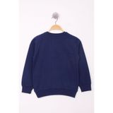 TOONTOY Erkek Çocuk Uçak Baskılı Sweatshirt, 6 Yaş, 13442-, Lacivert, erkek-çocuk