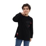 TOONTOY Erkek Çocuk Wear For Baskılı Tişört 10-11 Yaş, 10-11 Yaş, 22657, Siyah, Erkek Çocuk