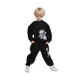 Toontoy Erkek Çocuk Yaka Fermuarlı Eşofman Takım - Siyah - 6 Yaş