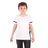 TOONTOY Erkek Çocuk Yaka ve Arkası Baskı Detaylı Tişört 12 Yaş, 12 Yaş, 12806-, Beyaz, Erkek Çocuklar