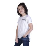Toontoy Erkek Çocuk Yanları Yırtmaç Detaylı Question Baskılı T-shirt