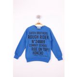 Toontoy Erkek Çocuk Yazı Baskılı Sweatshirt