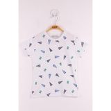 TOONTOY Erkek Çocuk Yazı Baskılı T-Shirt 4 Yaş, 12799-