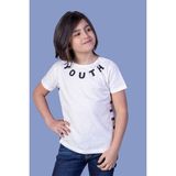 Toontoy Erkek Çocuk Youth Baskılı Tişört - 6 Yaş - Ekru