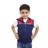 Toontoy Erkek Gülen Yüz Kapüşonlu Hırka - 1 Yaş - Lacivert