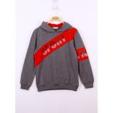 Toontoy Erkek Sport Baskılı Sweatshirt - 8 Yaş - Antrasit Melanj