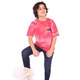 Toontoy Erkek Tişört Göğsü Baskılı Fuşya 8 YAŞ