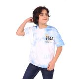 Toontoy Erkek Tişört Göğsü Baskılı Mavi 14 YAŞ