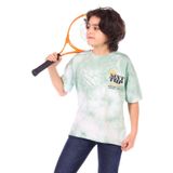 Toontoy Erkek Tişört Göğsü Baskılı Yeşil 8 YAŞ
