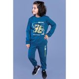 Toontoy Kids Erkek Çocuk Baskılı Eşofman Takımı - 13 - 14 Yaş - Koyu Petrol