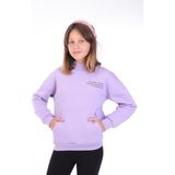 Toontoy Kids Kız Çocuk Baskılı Sweatshirt - 13 - 14 Yaş - Lila