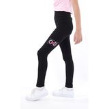 Toontoy Kids Kız Çocuk Baskılı Tayt - Siyah - 10 - 11 Yaş