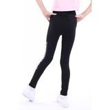 Toontoy Kids Kız Çocuk Baskılı Tayt - Siyah - 8 - 9 Yaş
