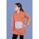 Toontoy Kids Kız Çocuk Kanguru Cepli Reflektör Detaylı Sweatshirt - 8 Yaş - Kiremit