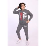 Toontoy Kids Toontoy Erkek Çocuk As You Are Baskılı Eşofman Takım - 8 - 9 Yaş - Antrasit Melanj