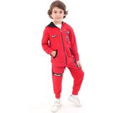 Toontoy Kids Toontoy Erkek Çocuk Baskılı Eşofman Takım - 4 Yaş - Kırmızı