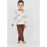 Toontoy Kids Toontoy Erkek Çocuk Fil Pano Baskılı Pijama Takım