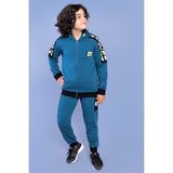 Toontoy Kids Toontoy Erkek Çocuk Kapüşonlu Garni Detaylı Eşofman Takımı - 6 - 7 Yaş - Koyu Petrol