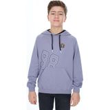 Toontoy Kids Toontoy Erkek Çocuk Relax Fit Kapüşonlu Cepli Hafif Düşük Omuz Baskılı Sweatshirt