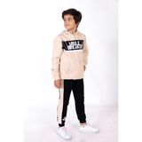 Toontoy Kids Toontoy Erkek Çocuk Rule Breaker Baskılı Eşofman Takım - 8 - 9 Yaş - Bej
