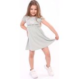 Toontoy Kids Toontoy Kız Bebek Faire Un Voeu Baskılı Elbise - 1 Yaş - Yeşil