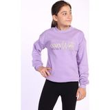 Toontoy Kids Toontoy Kız Çocuk Balıkçı Yaka Içi Pamuklu Sweatshirt - 4 - 5 Yaş - Lila