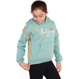 Toontoy Kids Toontoy Kız Çocuk Baskılı Kanguru Cepli Sweatshirt - 8 Yaş - Yeşil