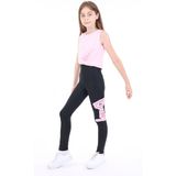 Toontoy Kids Toontoy Kız Çocuk Baskılı Tayt - 12 - 13 Yaş - Siyah