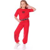 Toontoy Kids Toontoy Kız Çocuk Be Kind Baskılı Eşofman Takım - 6 - 7 Yaş - Kırmızı