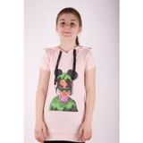 Toontoy Kids Toontoy Kız Çocuk Billie Eilish Baskılı Kapüşonlu Tişört