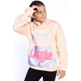 Toontoy Kids Toontoy Kız Çocuk Bol Yaka Reklektörlü Kanguru Cepli Sweatshirt - 8 - 9 Yaş - Bej